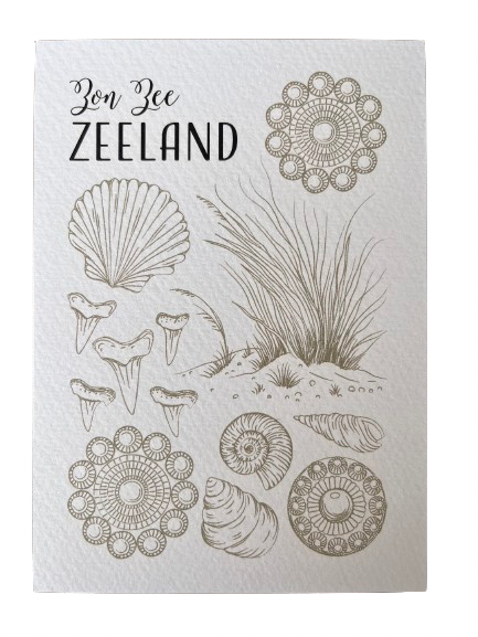Sun sea Zeeland - fyrfadslys kort