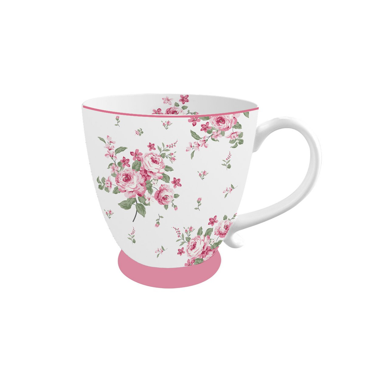 Taza de porcelana Bella Roses 430 ml Isabelle Rose