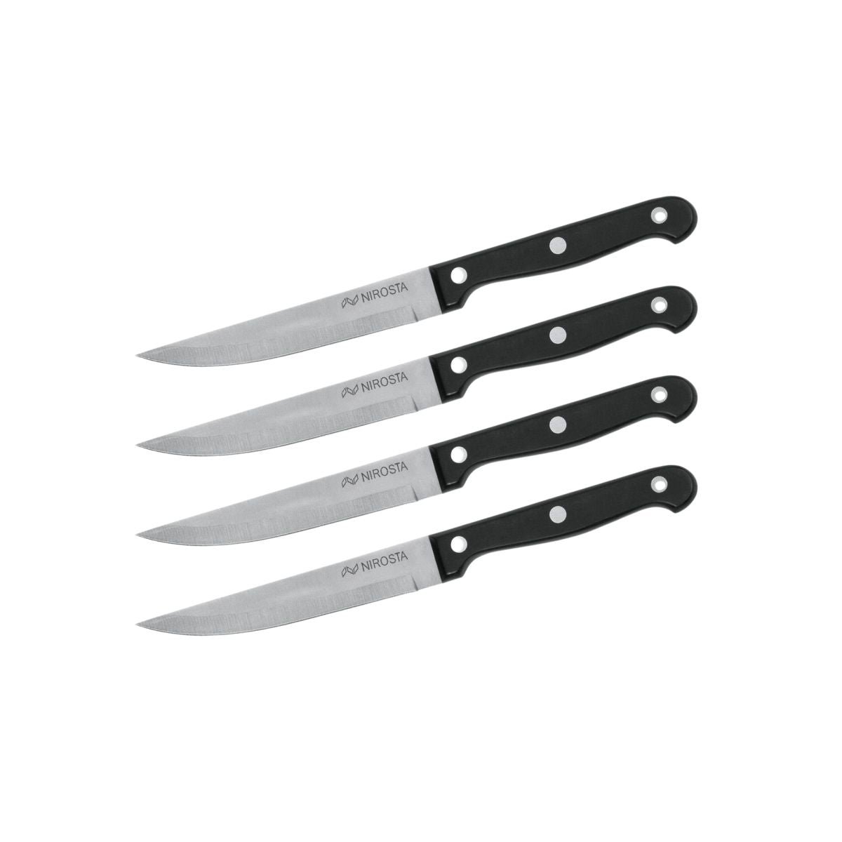 Set of 4 Nirosta Mega steak knives 21 cm