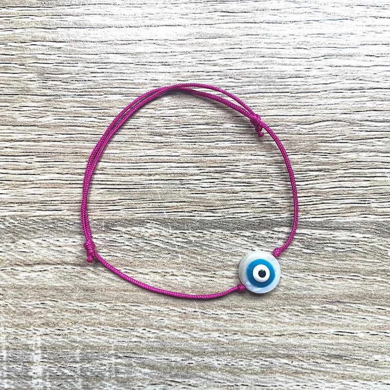 Bransoletka ze sznurka Lucky Blue Eye