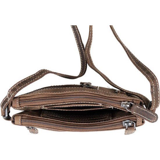 Cuero de bolso de hombro para mujeres | Mini bolso de bolso cruzado con diseño X-over