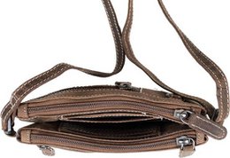 Pelle della borsa a tracolla per donne | Mini borsa a traversa con design X-over