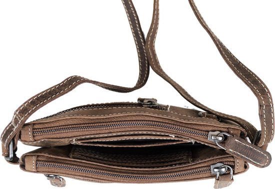 Pelle della borsa a tracolla per donne | Mini borsa a traversa con design X-over