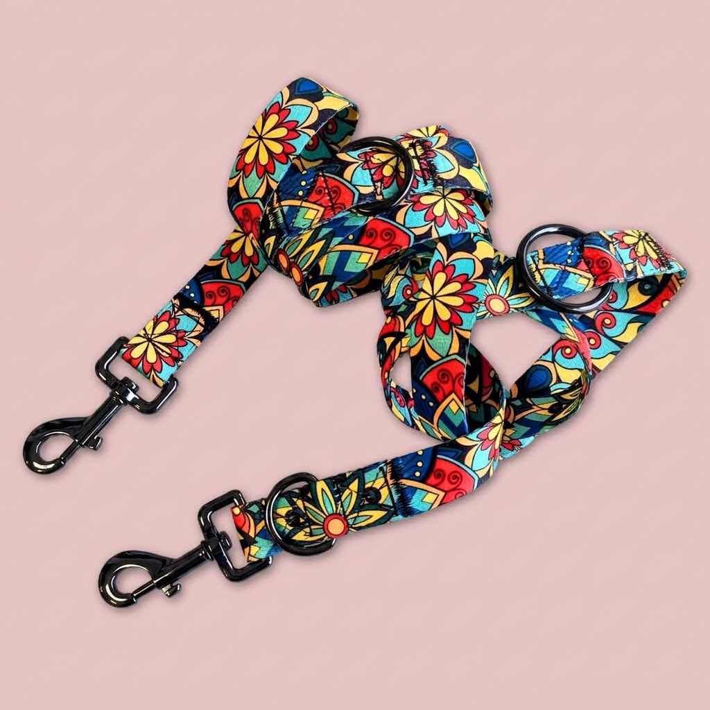 Multi-position Mandala leash