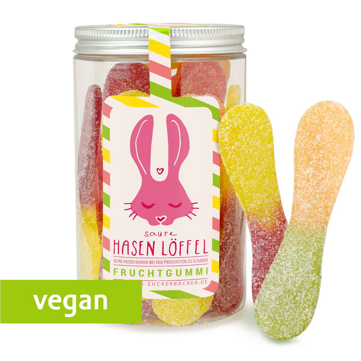 Snack box bunny spoon sour fruit gum gift box