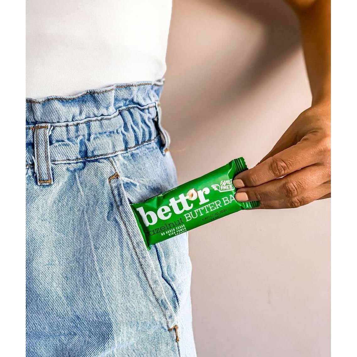 Hazelnut Butter Bar, organic, Bett'r, 30g