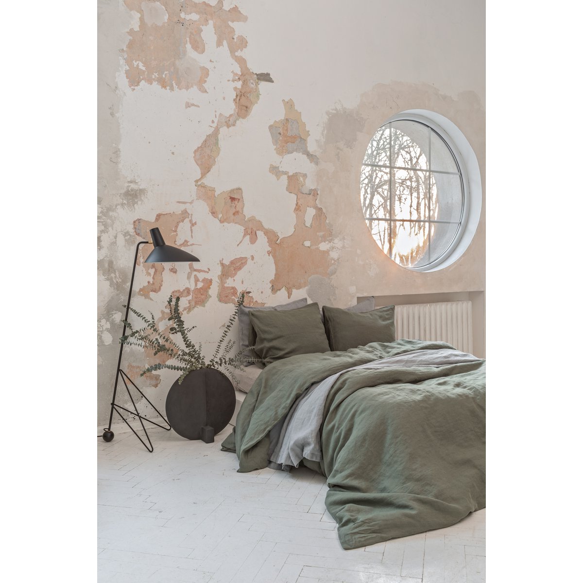 Linen bedding set / Nordic Moss