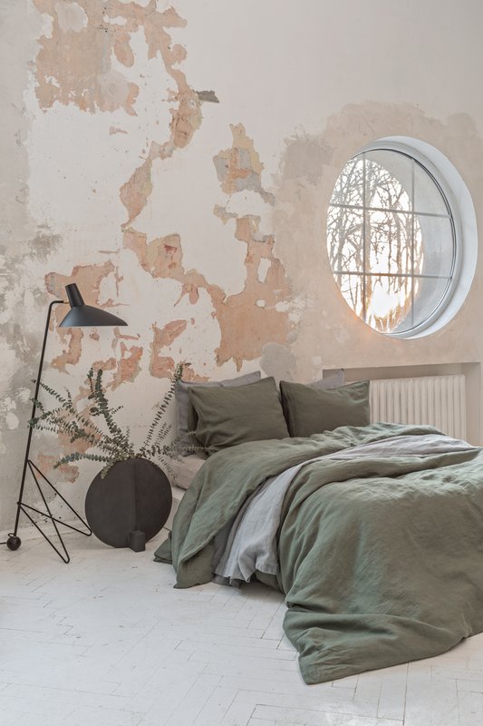 Linen bedding set / Nordic Moss