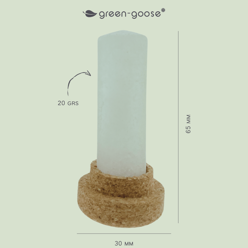 green-goose Alaunstift – zum Rasieren oder als Deodorant – 20 Gramm