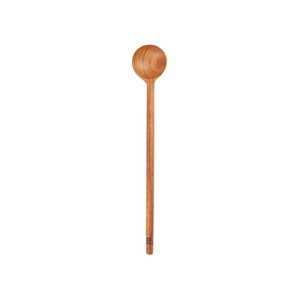 De Teak Root Platte Doseerlepel