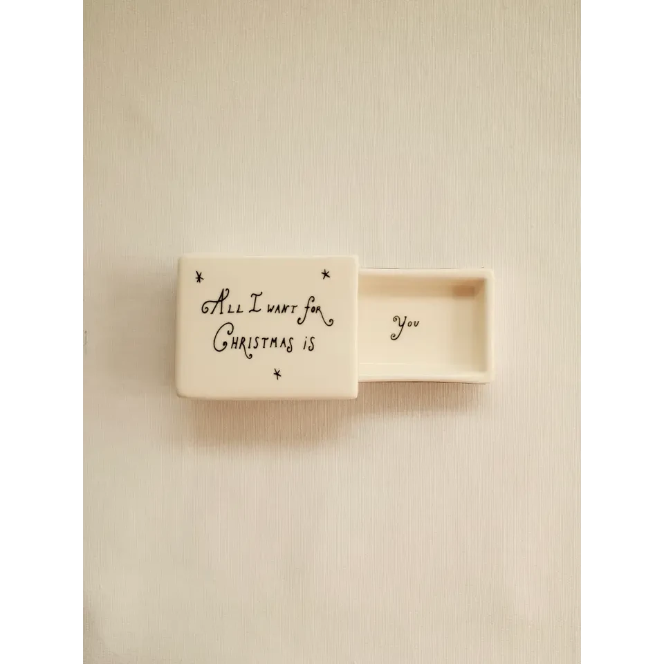 Streichholzschachtel aus Keramik – Alles was ich will
