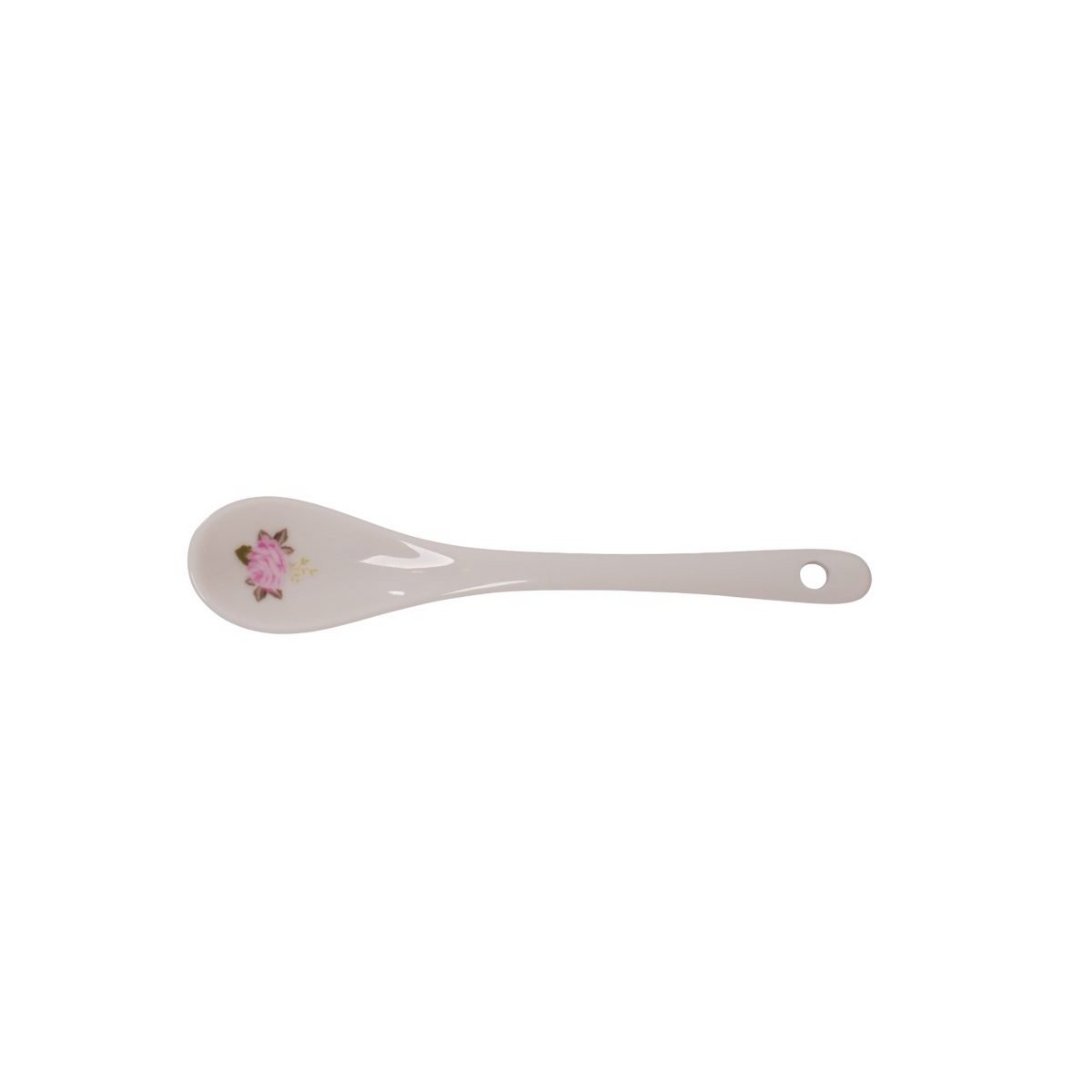 Porcelæn ske flora 13 cm isabelle rose
