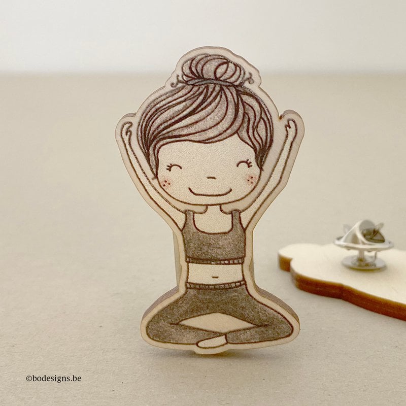 Holznadel - Yoga