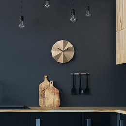 Orologio Delta in Legno in Rovere
