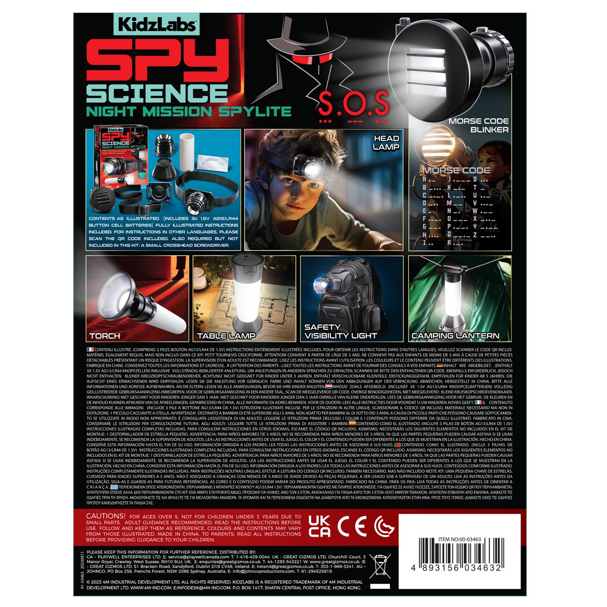 Spy Science - Nachtmissie Spylite
