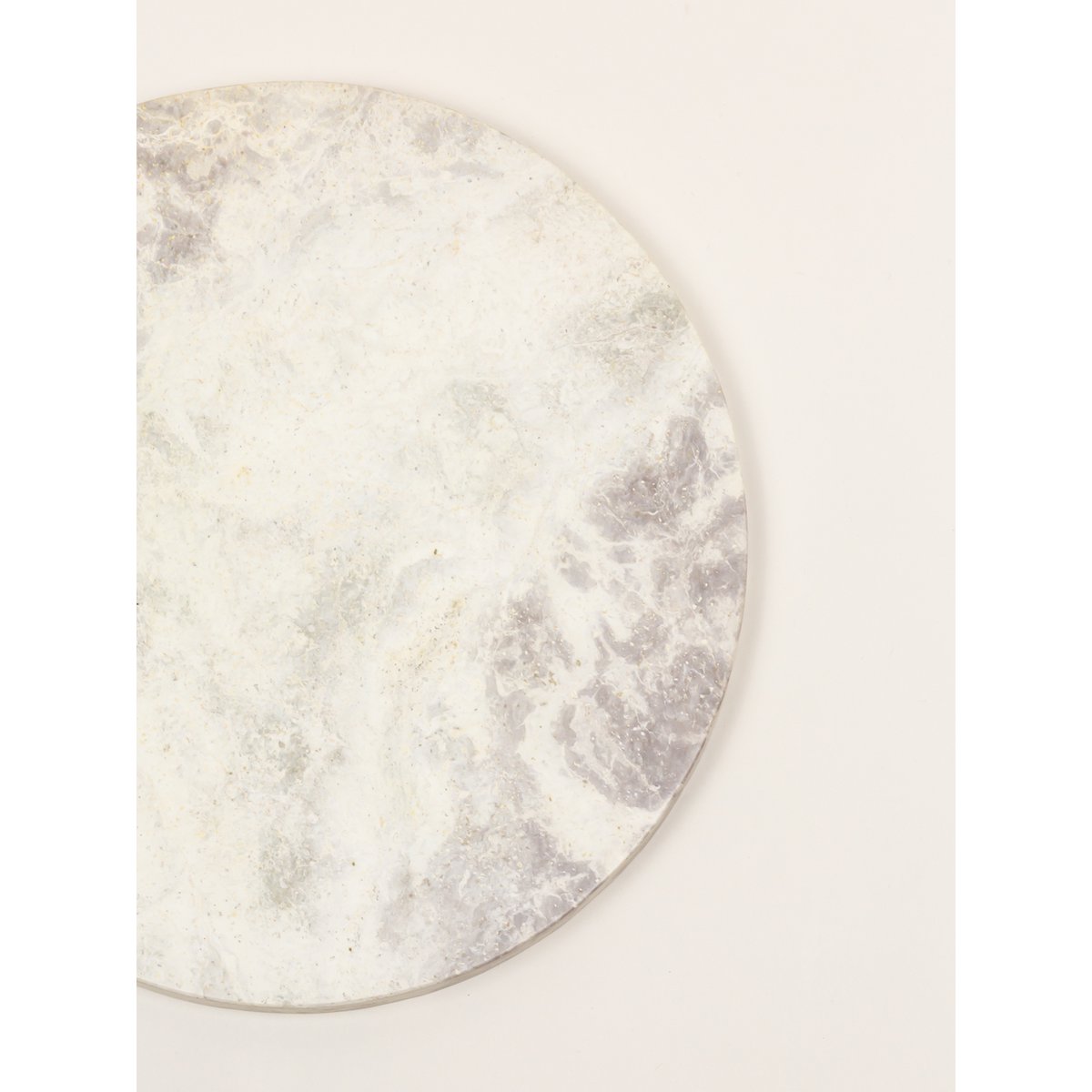 Grand set de table rond en pierre ollaire 30cm x 30cm