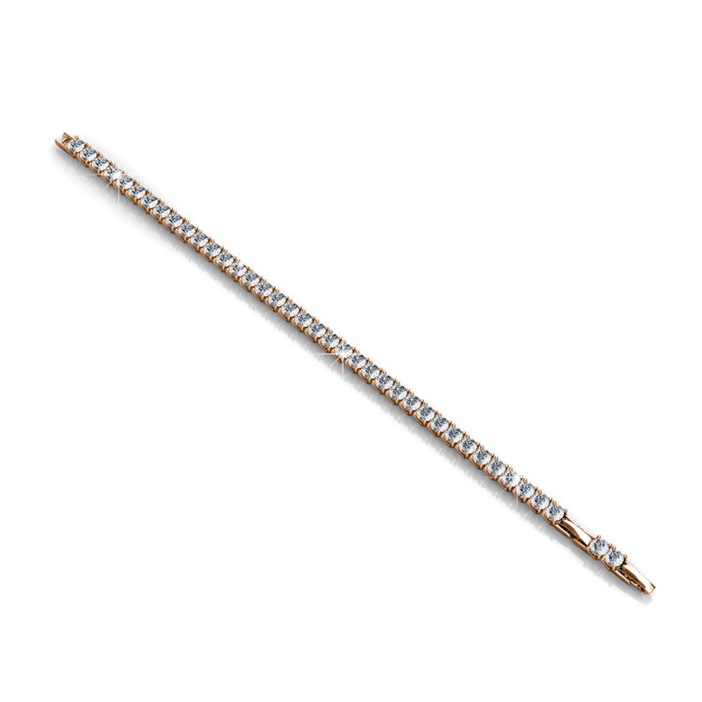 Pulsera Venus - Or Rosé et Cristal