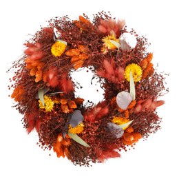 Ghirlanda di fiori secchi Terra
