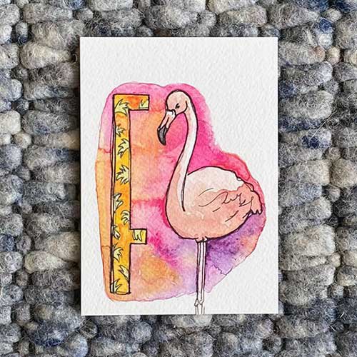 Tarjetas ABC de animales (tamaño A6)