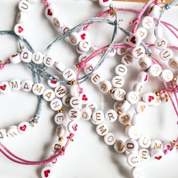 Schnurarmband zum Muttertag