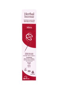Myrrh BioAroma gecertificeerde biologische wierook. Ayurveda. Eerlijke handel. Zero waste. 12 staven.
