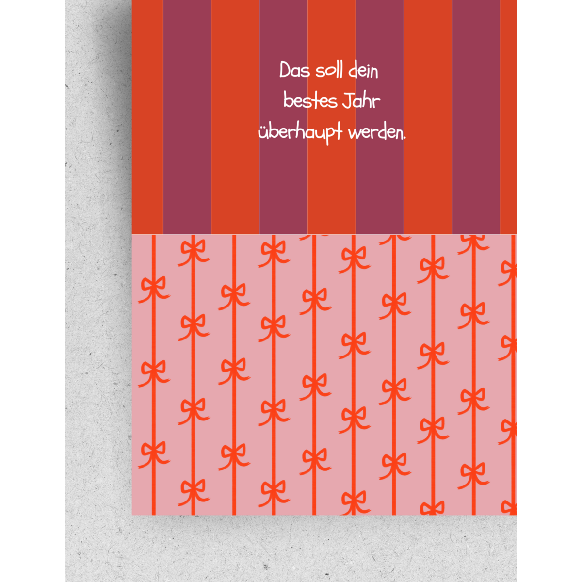 Postcard "This should be your best year ever" | Recycled paper