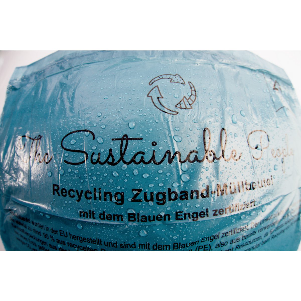 Recycelte Kordelzug-Müllsäcke 20l, Blauer Engel zertifiziert