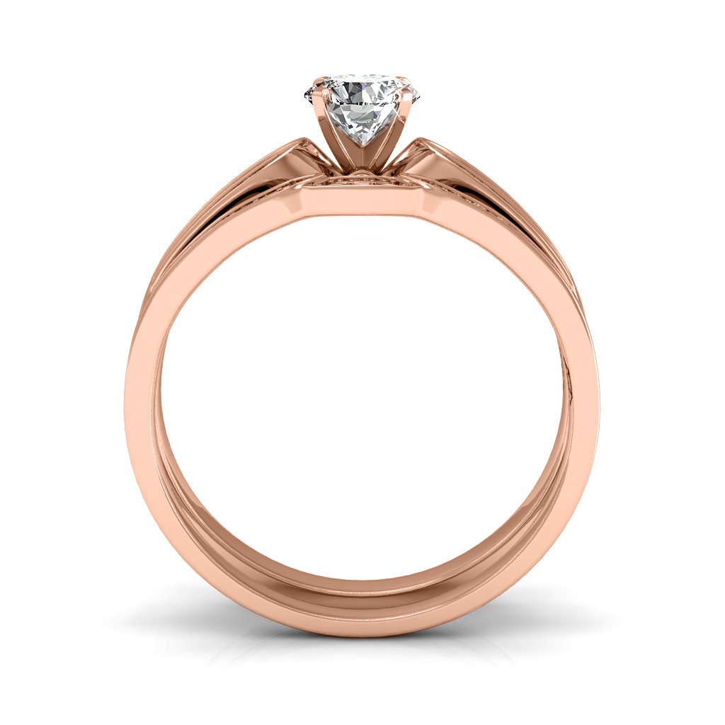 Kejserinde Ring - Rose guld og krystal