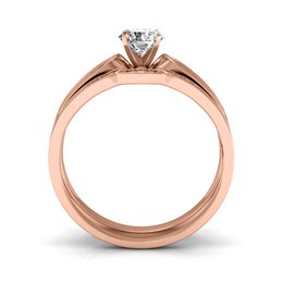 Kejserinde Ring - Rose guld og krystal