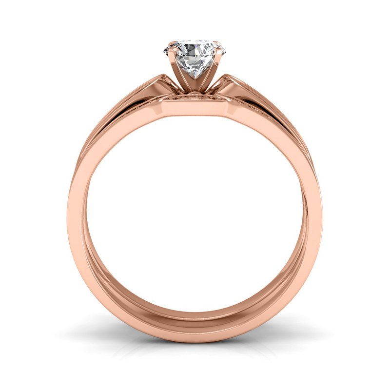 Kejserinde Ring - Rose guld og krystal