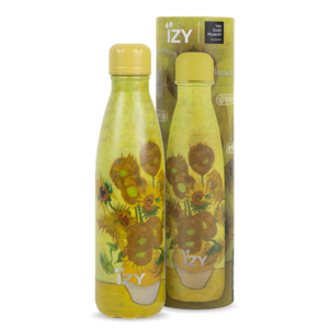 Izy Thermos Flasche - Sonnenblumen - Van Gogh - 500 ml to -go isolierte Wasserflaschen