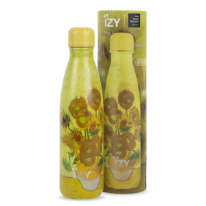 Izy Thermos Flasche - Sonnenblumen - Van Gogh - 500 ml to -go isolierte Wasserflaschen