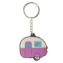 La maison est où vous le garez Porte-clés en PVC pour caravane