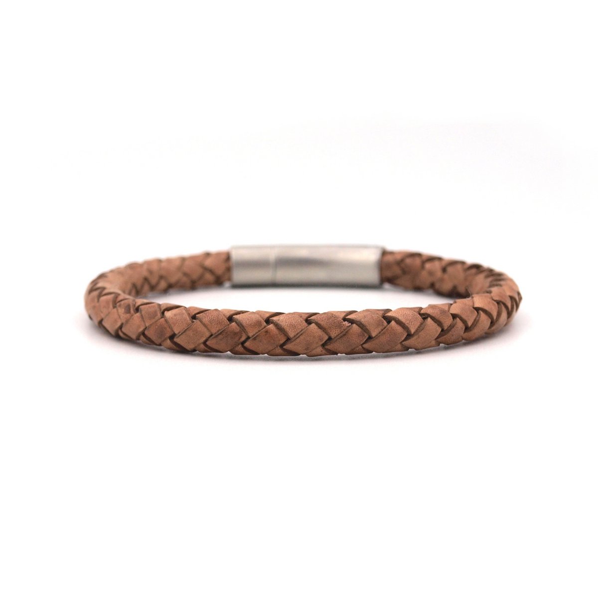 Kepang naturel - 6mm-zilver of goud
