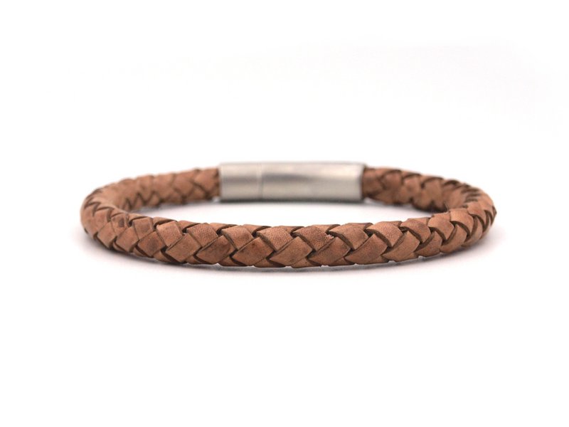 Kepang naturel - 6mm-zilver of goud