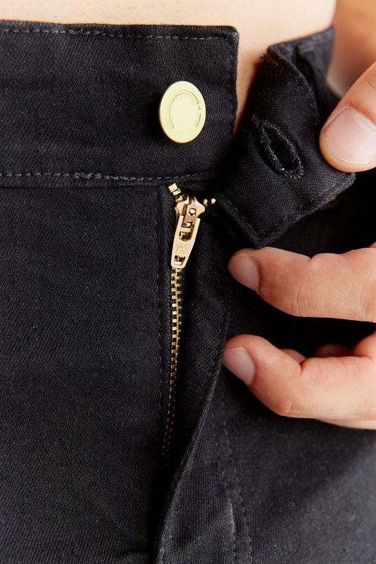 MD1015-104 | Coupe skinny pour hommes - Noir charbon