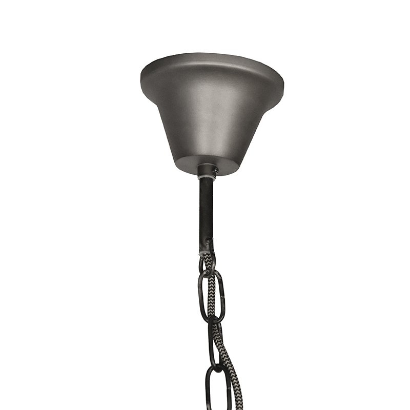 Hazer Spot pendant lamp - Burnt steel - Metal 47 x 52 x 47 cm