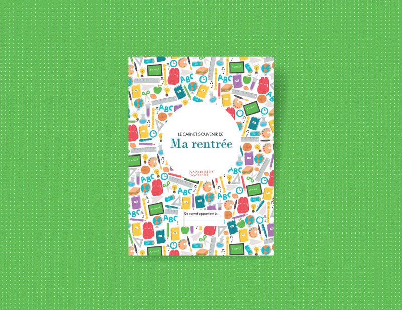 "Back to school" notebook
