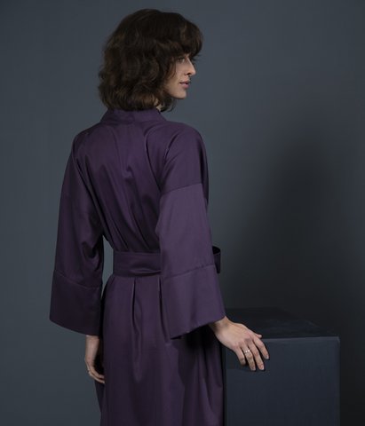 Bathrobe Kimono Mesh Back