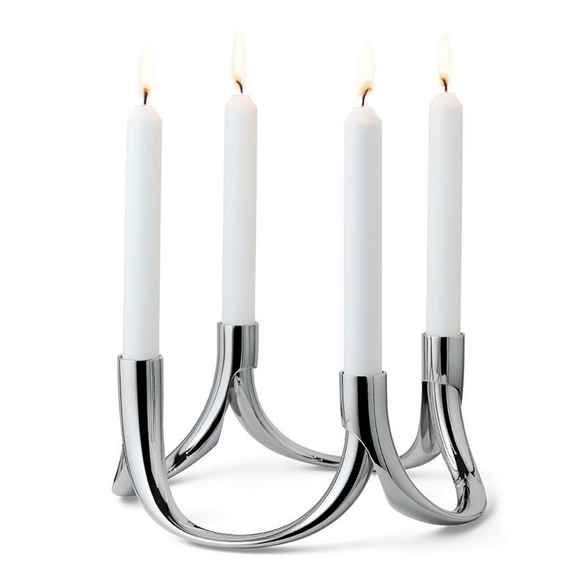 Bow 2 pcs candle holder