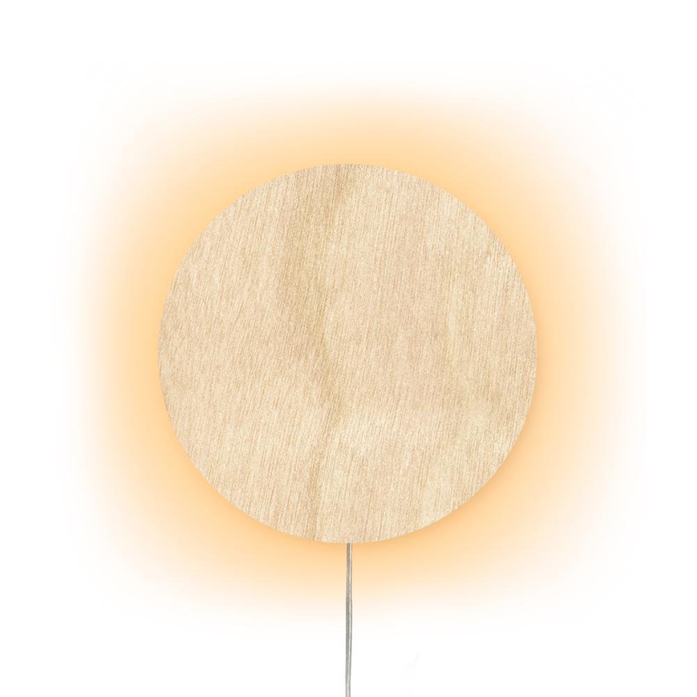 Interstellar wandlamp - Hout naturel