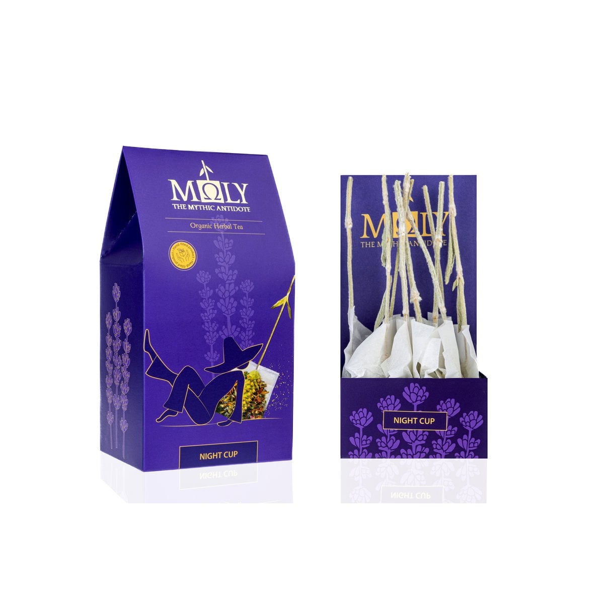 MΩLY "Night Cup" – Té de hierbas con tallo de hierbas naturales