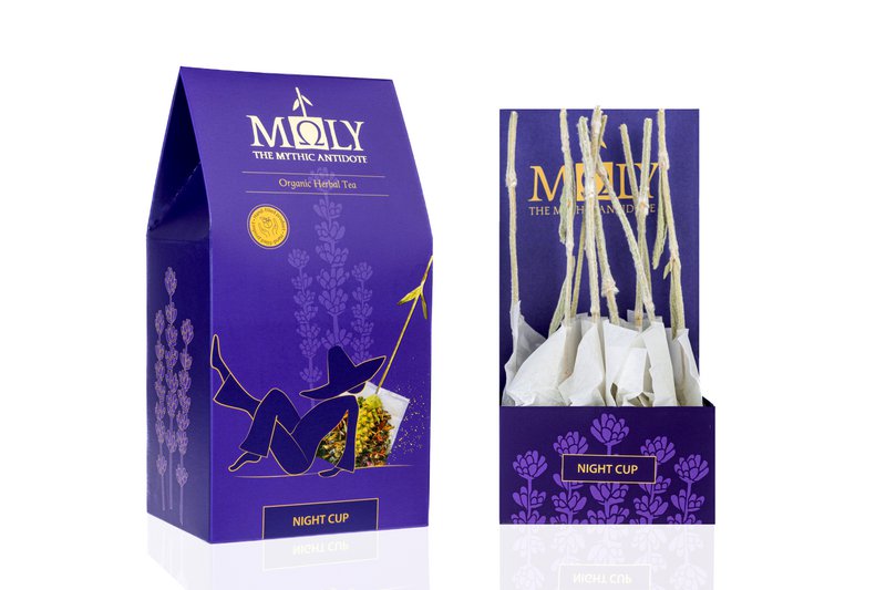 MΩLY "Night Cup" – Té de hierbas con tallo de hierbas naturales