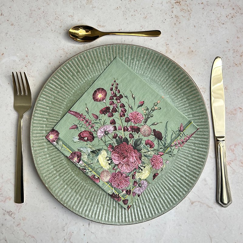 Napkins - Blossom Garden JL - FSC paper - Made in Europe