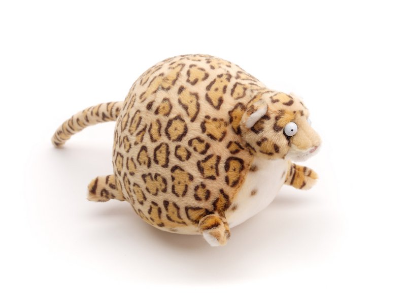 ROLLIN 'WILD - leopard - 19 cm (length) - plush toy by Uni-Toys