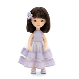 Soft toy, Sweet Sisters - Lilu in a Purple Dress + bonus accessories set (35cm)