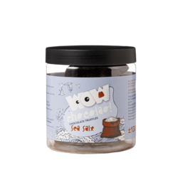 Meersalz-Schokoladentrüffel Geschenkglas 130g | Luxuriöse Meersalzschokolade