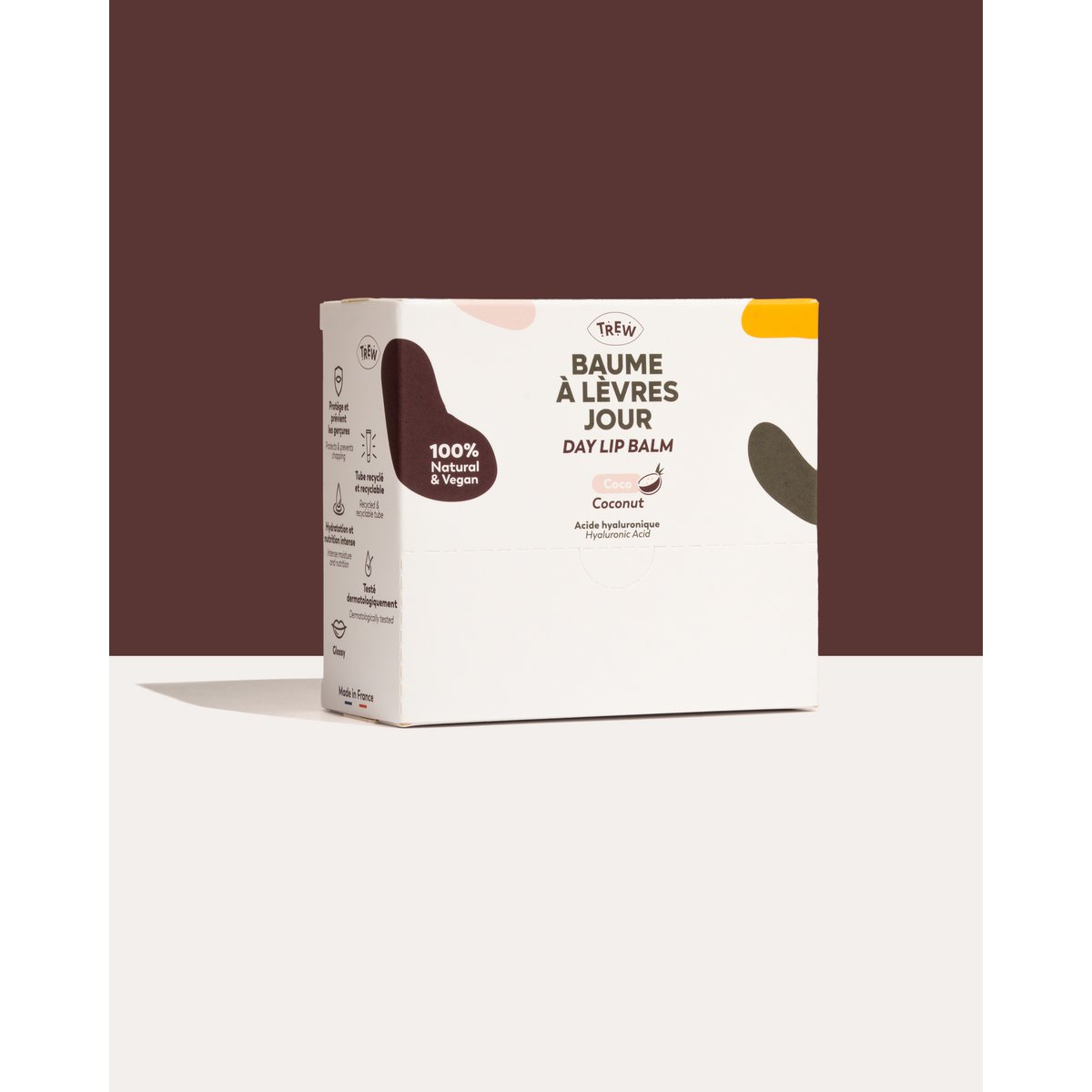 Distrib Day Lippenbalsem Coco Aroma 100% natuurlijk en veganistisch