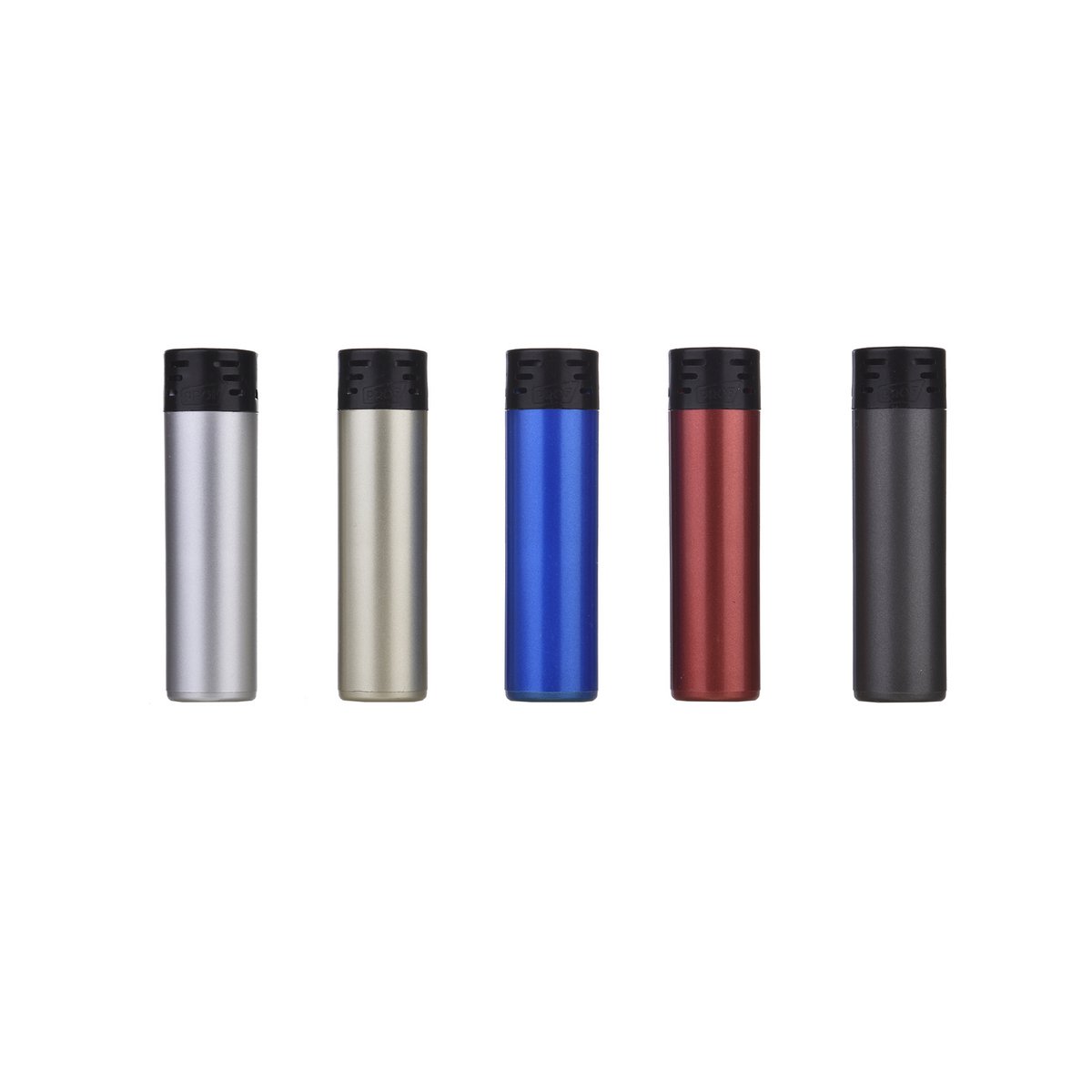 PROF Jet Flame Round Metal Lighter Spray Finish