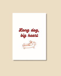 Postcard Dachshund